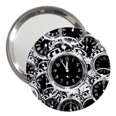 Clock Face 5 3  Handbag Mirrors