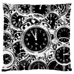 Clock Face 5 Standard Flano Cushion Case (one Side)