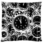 Clock Face 5 Large Flano Cushion Case (Two Sides) Front