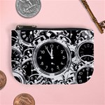 Clock Face 5 Mini Coin Purse Front