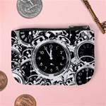 Clock Face 5 Mini Coin Purse Back