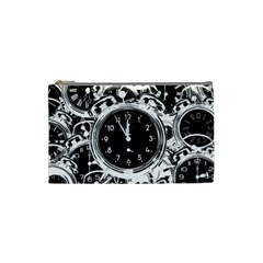 Clock Face 5 Cosmetic Bag (small) by impacteesstreetwearten