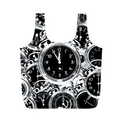 Clock Face 5 Full Print Recycle Bag (m) by impacteesstreetwearten