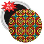 Seamless 3  Magnets (100 pack) Front