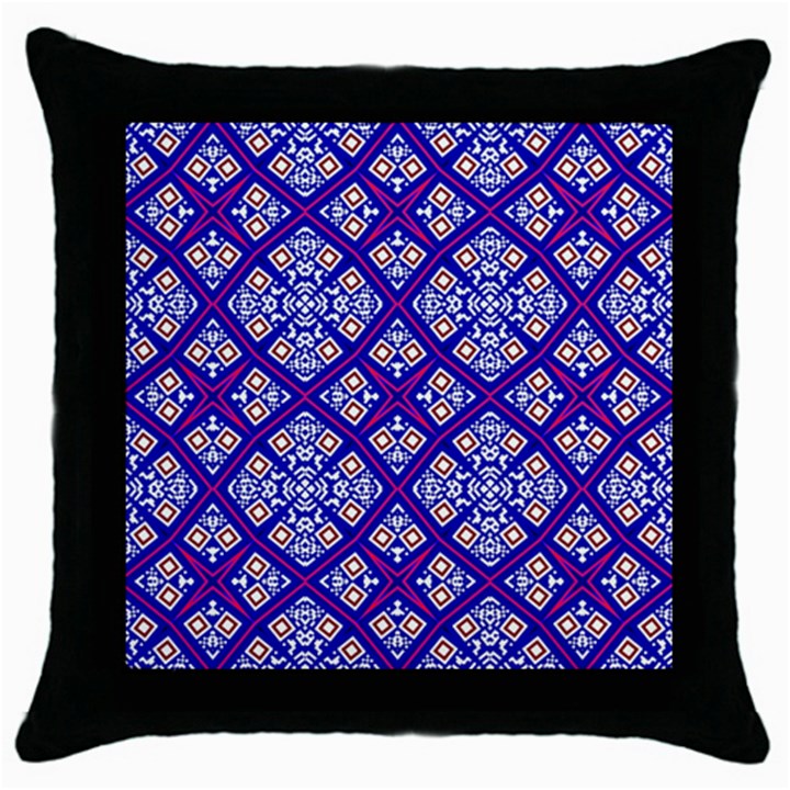 Symmetry Throw Pillow Case (Black)