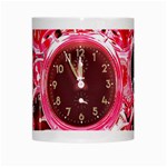 Clock Face 4 White Mugs Center