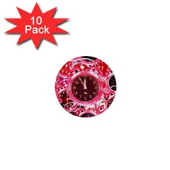 Clock Face 4 1  Mini Buttons (10 Pack) 