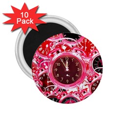 Clock Face 4 2.25  Magnets (10 pack) 