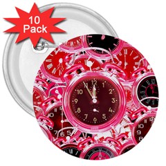 Clock Face 4 3  Buttons (10 pack) 