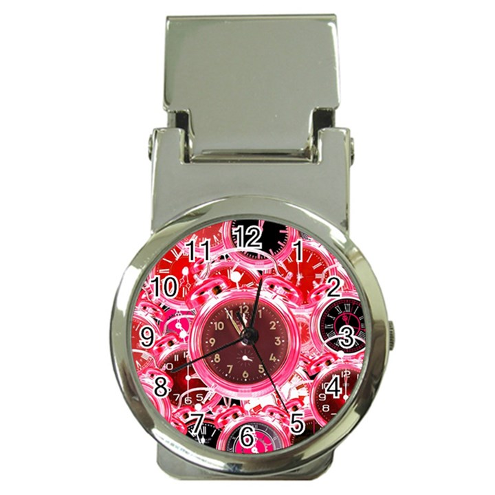 Clock Face 4 Money Clip Watches