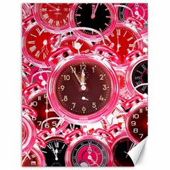 Clock Face 4 Canvas 12  x 16 