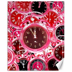 Clock Face 4 Canvas 16  x 20 