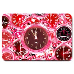 Clock Face 4 Large Doormat 