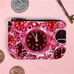 Clock Face 4 Mini Coin Purse Front