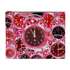 Clock Face 4 Cosmetic Bag (xl)