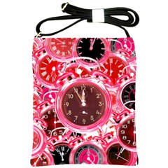 Clock Face 4 Shoulder Sling Bag