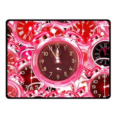 Clock Face 4 Fleece Blanket (small) by impacteesstreetwearten