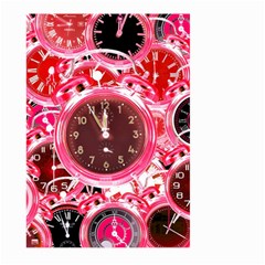 Clock Face 4 Large Garden Flag (Two Sides)