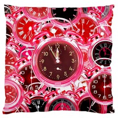 Clock Face 4 Large Cushion Case (Two Sides)