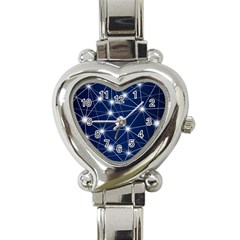 Network Technology Digital Heart Italian Charm Watch