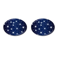 Network Technology Digital Cufflinks (oval)