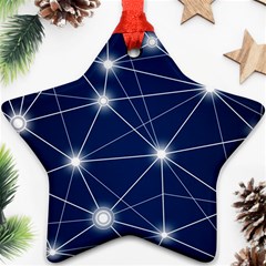 Network Technology Digital Star Ornament (two Sides)