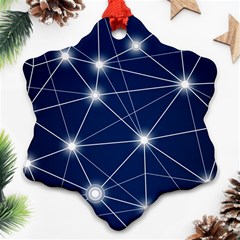 Network Technology Digital Ornament (snowflake) by HermanTelo