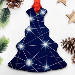 Network Technology Digital Christmas Tree Ornament (two Sides) by HermanTelo