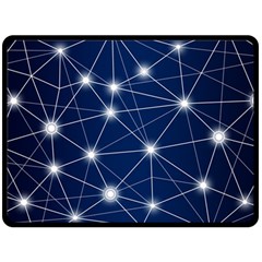 Network Technology Digital Double Sided Fleece Blanket (large)  by HermanTelo