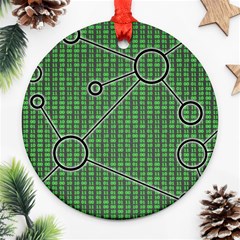 Network Communication Technology Ornament (round) by Bajindul