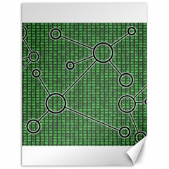 Network Communication Technology Canvas 12  X 16  by Bajindul