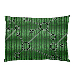 Network Communication Technology Pillow Case by Bajindul