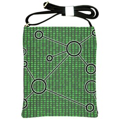 Network Communication Technology Shoulder Sling Bag by Bajindul