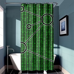 Network Communication Technology Shower Curtain 36  X 72  (stall)  by Bajindul