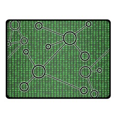 Network Communication Technology Double Sided Fleece Blanket (small)  by Bajindul