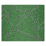 Network Communication Technology Double Sided Flano Blanket (Small)  50 x40  Blanket Back