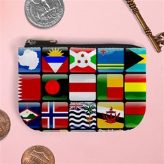 National Flags 1 Mini Coin Purse by ArtworkByPatrick