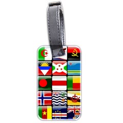 National Flags 1 Luggage Tag (two Sides) by ArtworkByPatrick