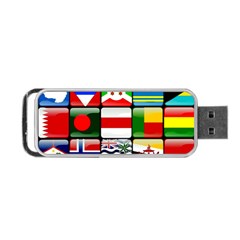 National Flags 1 Portable Usb Flash (one Side) by ArtworkByPatrick