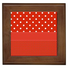 Polka Dots Two Times Framed Tile by impacteesstreetwearten