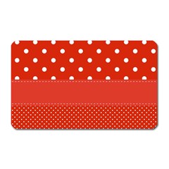 Polka Dots Two Times Magnet (rectangular) by impacteesstreetwearten