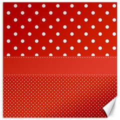 Polka Dots Two Times Canvas 16  X 16  by impacteesstreetwearten