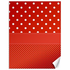 Polka Dots Two Times Canvas 18  X 24  by impacteesstreetwearten