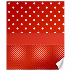 Polka Dots Two Times Canvas 20  X 24  by impacteesstreetwearten