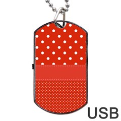 Polka Dots Two Times Dog Tag Usb Flash (one Side) by impacteesstreetwearten