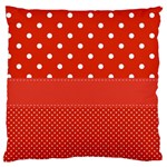 Polka Dots Two Times Large Cushion Case (Two Sides) Front