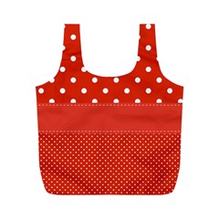 Polka Dots Two Times Full Print Recycle Bag (m) by impacteesstreetwearten