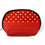 Polka Dots Two Times Accessory Pouch (Medium) Back