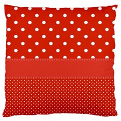 Polka Dots Two Times Large Flano Cushion Case (one Side) by impacteesstreetwearten