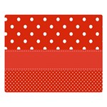 Polka Dots Two Times Double Sided Flano Blanket (Large)  80 x60  Blanket Front